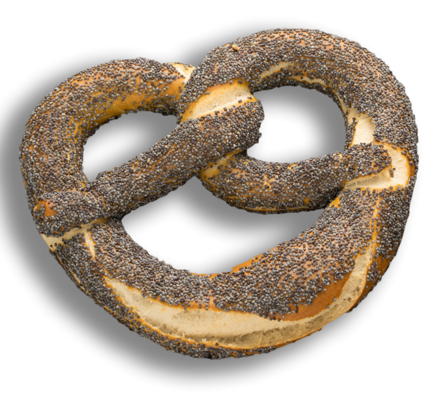 bretzel-sesame-seed image of the original bavarian bretzel sesame seed