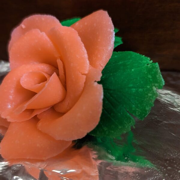 This is an image of the marzipan rose