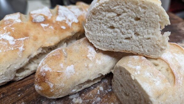 image of the inside of original alsace baguette