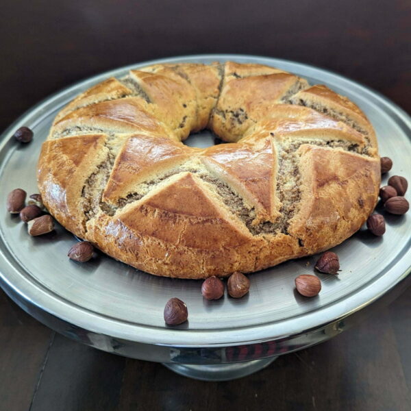 This is an image of a whole nusskranz