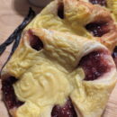 sweet vanilla raspberry danish close this picture shows sweet vanilla raspberry danish zoomed in