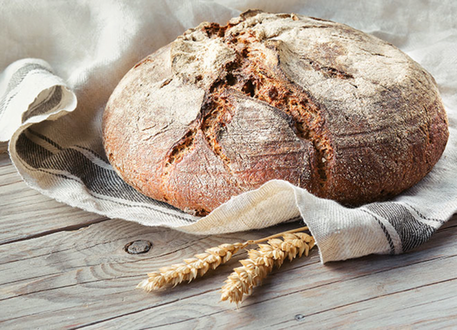 potatobread Golden Potato Crust bread with a crisp, golden-brown exterior and fluffy interior, crafted with real potatoes for a unique, hearty flavor.